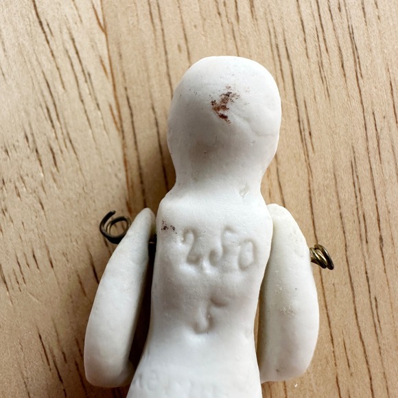 Antique Hinged Frozen Charlotte Doll Bisque Germany 260 3 Marked on Back - Picture 5 of 6